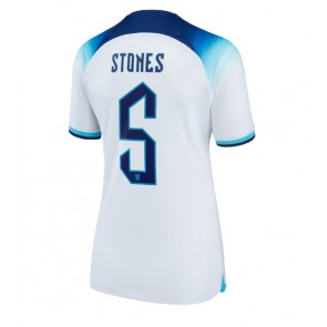 England John Stones #5 Hemmatröja Kvinnor VM 2022 Kortärmad